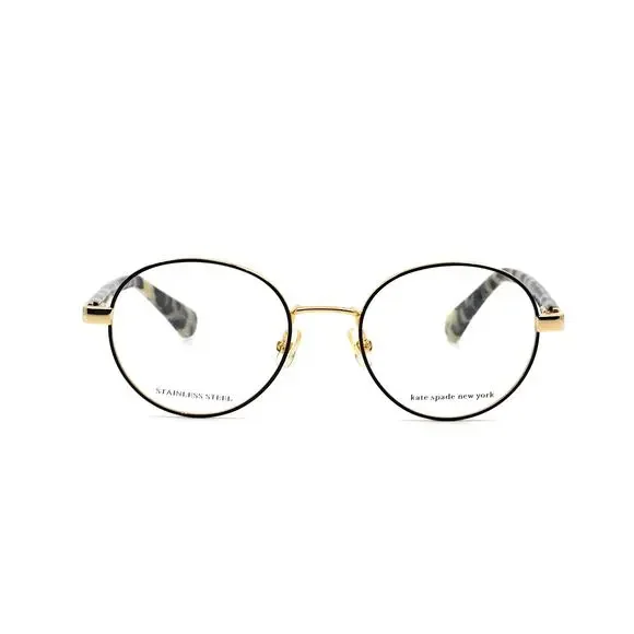 NEW KATE SPADE MARCIANN RHL GOLD/BROWN AUTHENTIC EYEGLASSES FRAME - Picture 3 of 10
